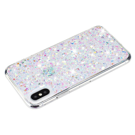 EIDERWOOD iPhone X / XS Glitter Mobil Cover - Sølv