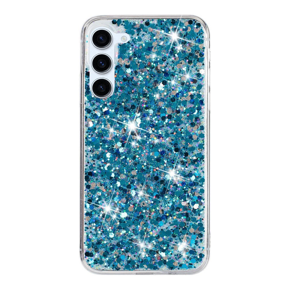 EIDERWOOD iPhone X / XS Glitter Mobil Cover - Blå