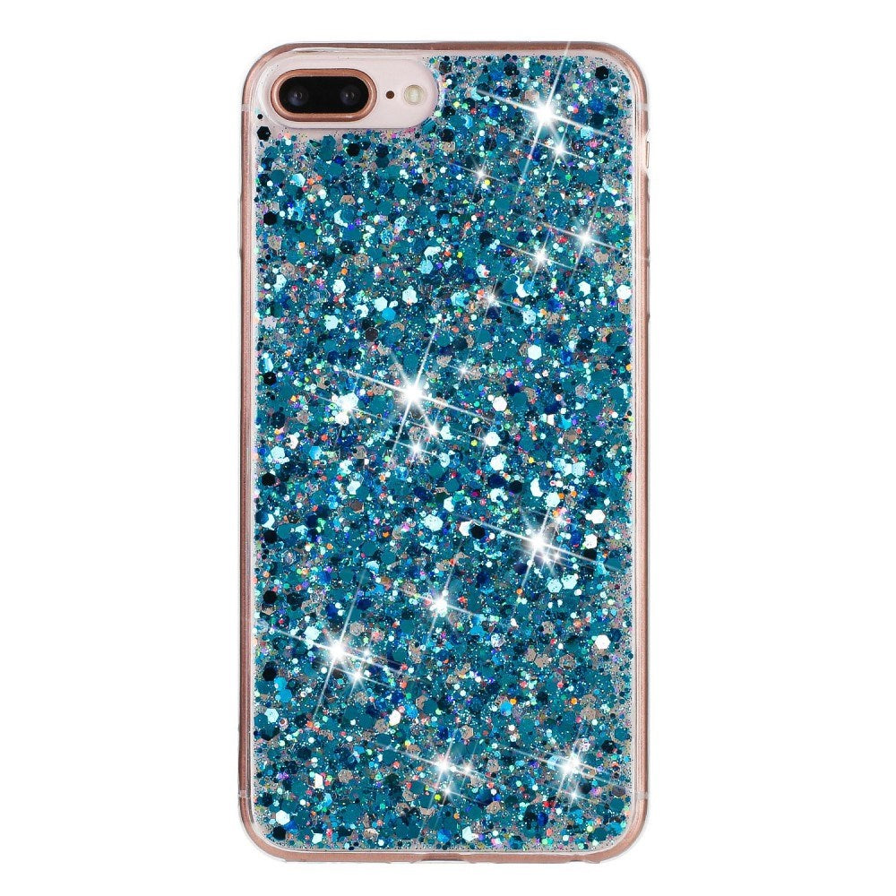 EIDERWOOD iPhone 8 Plus / 7 Plus / 6 (s) Plus Glitter Mobil Cover - Blå