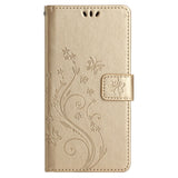 EIDERWOOD Google Pixel 9 / 9 Pro Sommerfugle Læder Mobil Cover m. Pung - Guld