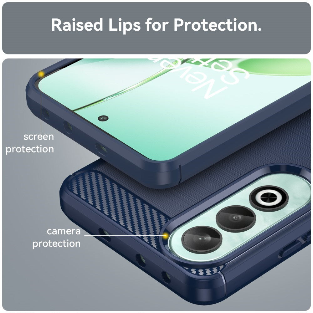EIDERWOOD OnePlus Nord CE4 (5G) Brushed Carbon Mobil Cover - Blå