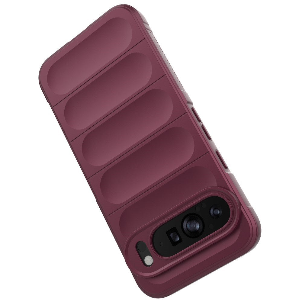 EIDERWOODGoogle Pixel 9 Pro XL Fleksibelt Plastik Mobil Cover - Vinrød