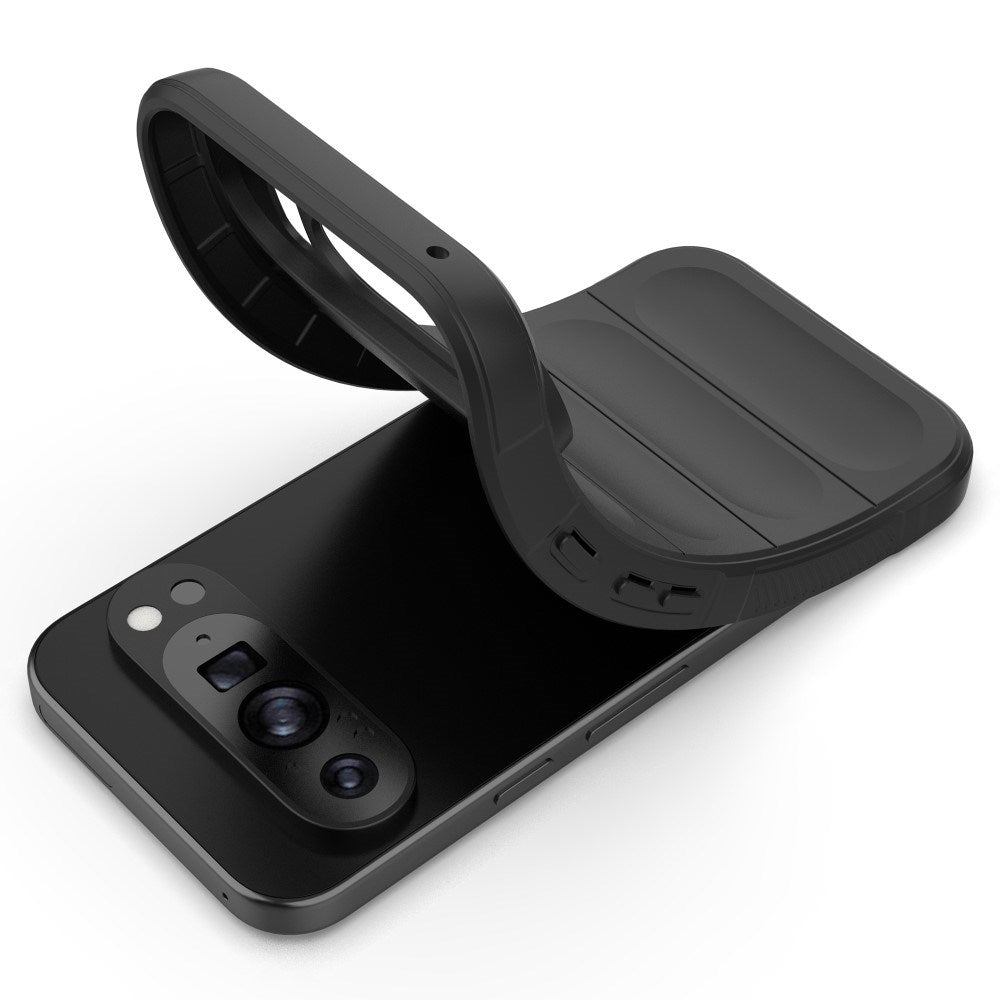 EIDERWOOD Google Pixel 9 Pro Fleksibelt Plastik Mobil Cover - Sort