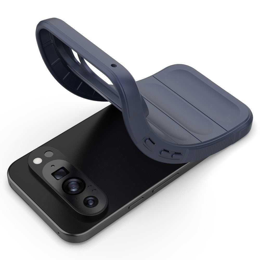 EIDERWOOD Google Pixel 9 Pro Fleksibelt Plastik Mobil Cover - Mørkeblå