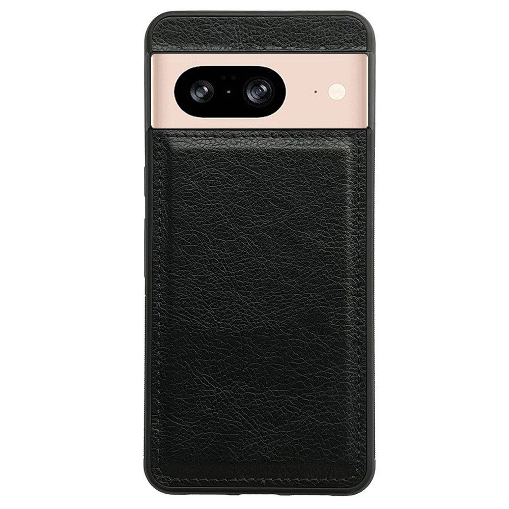 EIDERWOOD Google Pixel 9 / 9 Pro Læderbelagt Plastik Mobil Cover - Sort