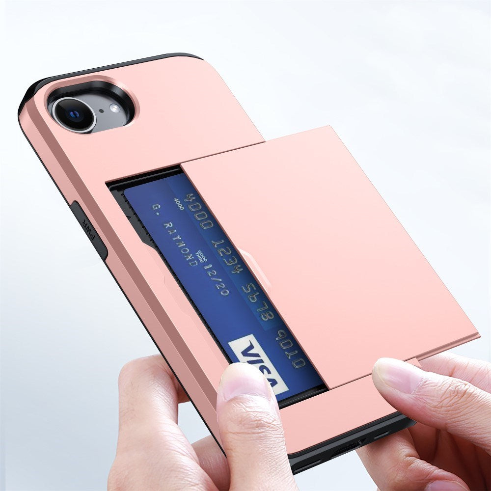 EIDERWOOD iPhone 17e / 16e Cover med Kortholder - Rød
