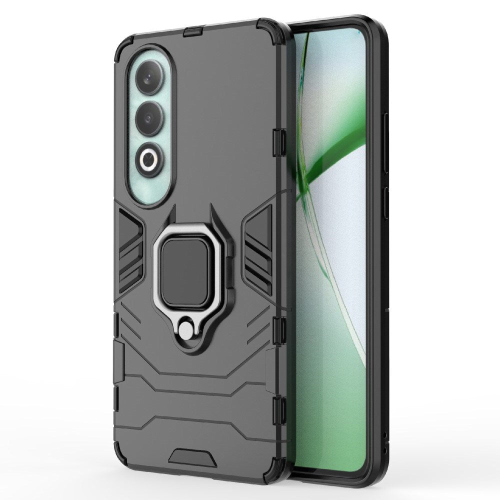 EIDERWOOD OnePlus Nord CE4 (5G) Hybrid Håndværker Mobil Cover m. Magnetisk Kickstand - Sort
