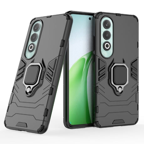 EIDERWOOD OnePlus Nord CE4 (5G) Hybrid Håndværker Mobil Cover m. Magnetisk Kickstand - Sort