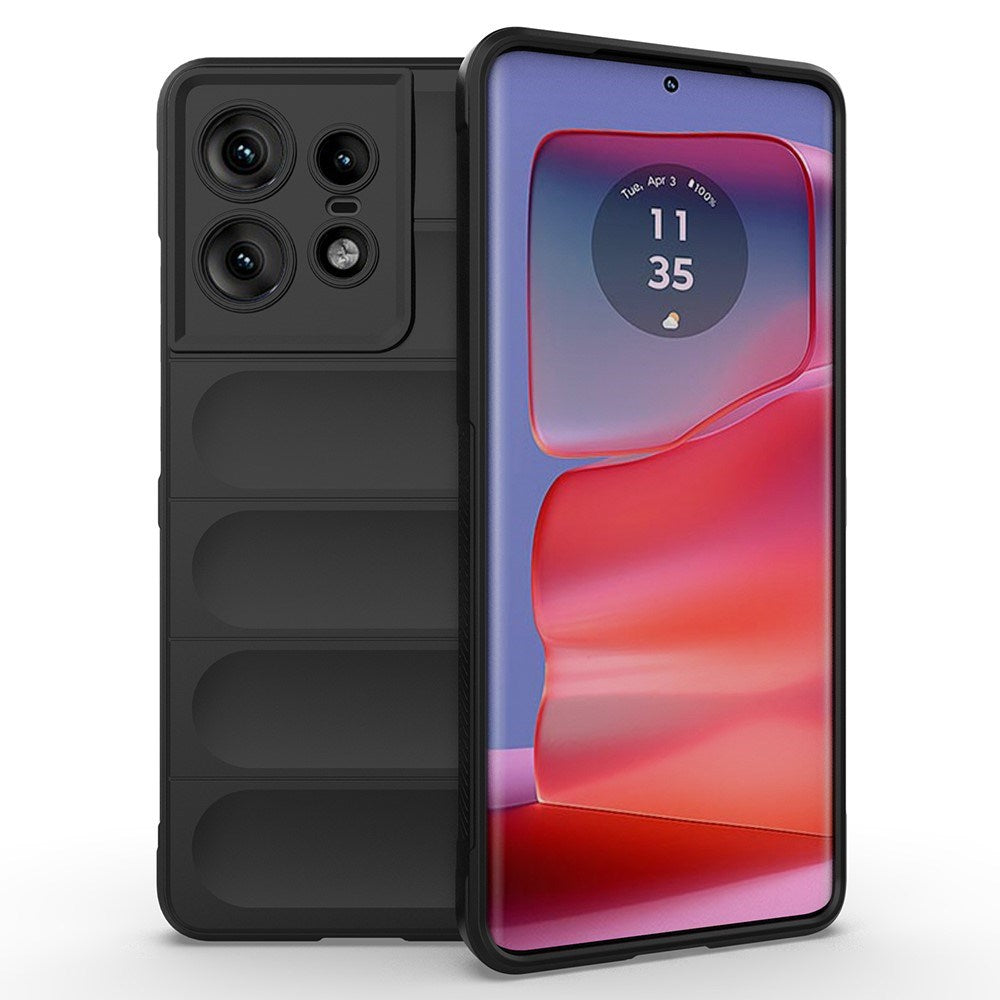 EIDERWOOD Motorola Edge 50 Pro Fleksibelt Plastik Mobil Cover - Sort