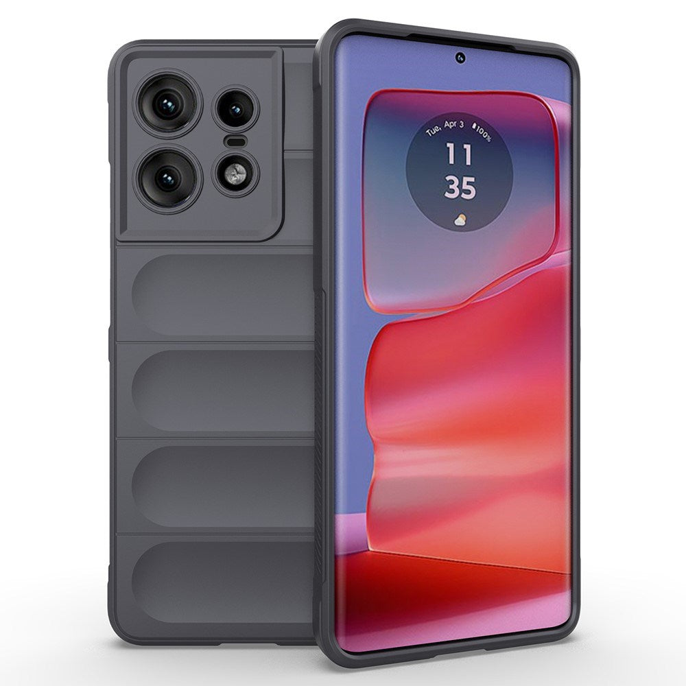 EIDERWOOD Motorola Edge 50 Pro Fleksibelt Plastik Mobil Cover - Grå