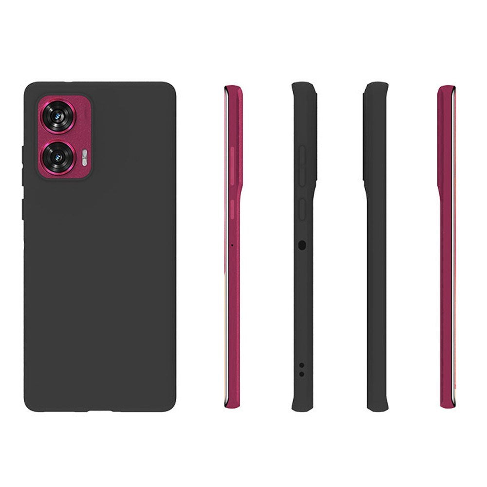 EIDERWOOD Motorola Edge 50 Fusion Mat Fleksibelt Plastik Mobil Cover - Sort