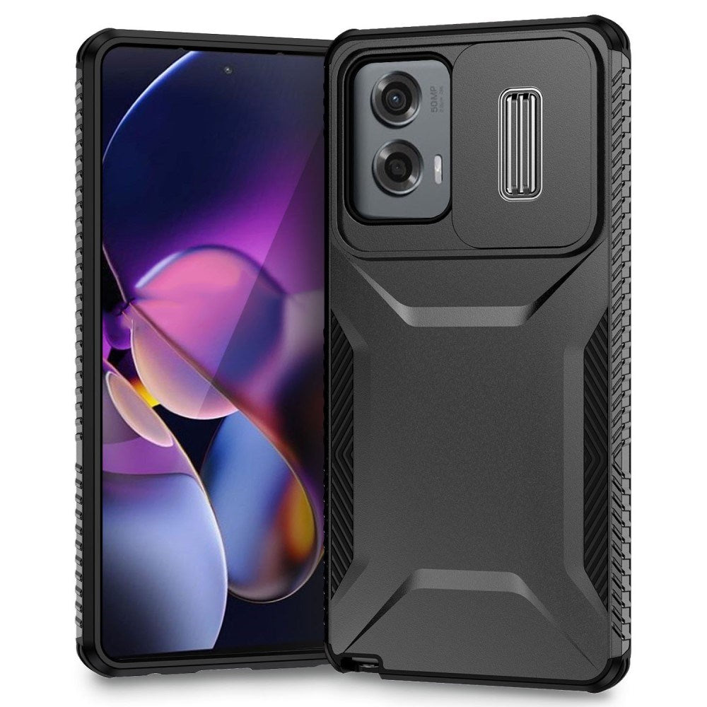 EIDERWOOD Motorola Moto G Stylus 5G (2024) Håndværker Mobil Cover m. Cam Slider - Sort