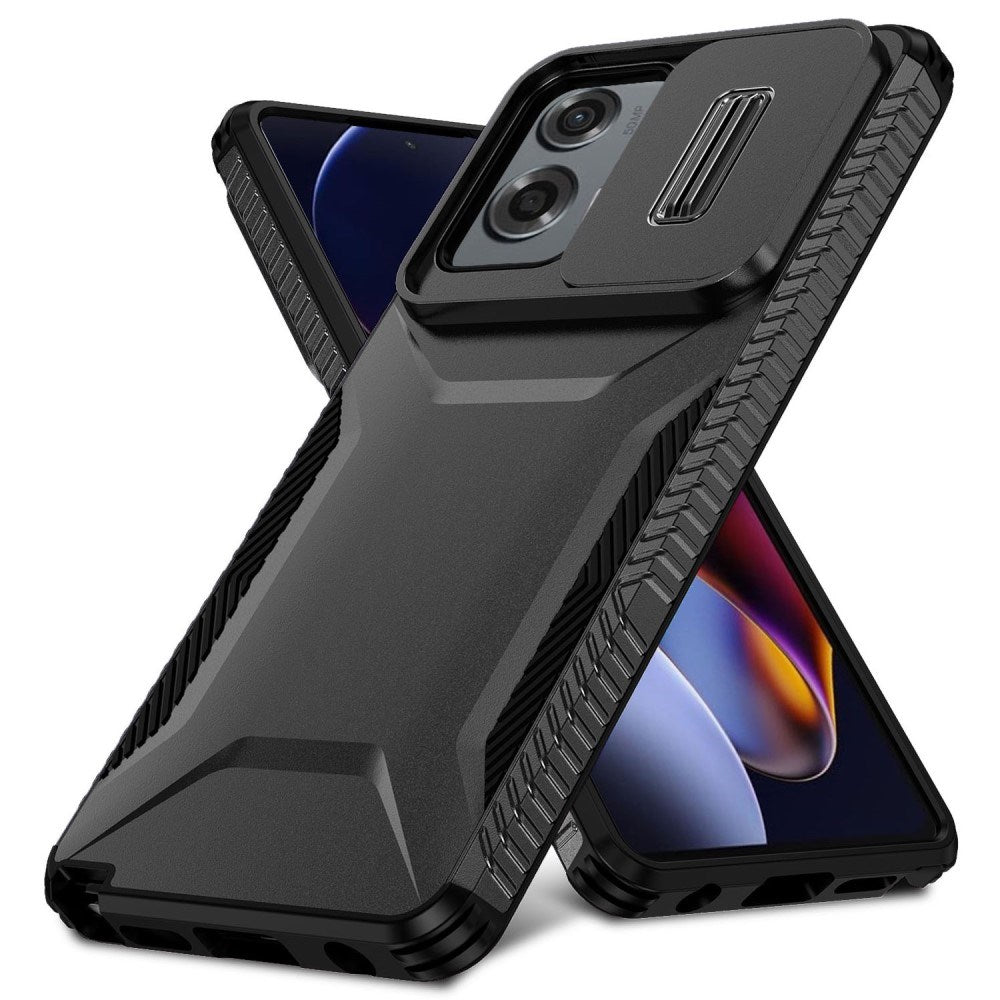 EIDERWOOD Motorola Moto G Stylus 5G (2024) Håndværker Mobil Cover m. Cam Slider - Sort
