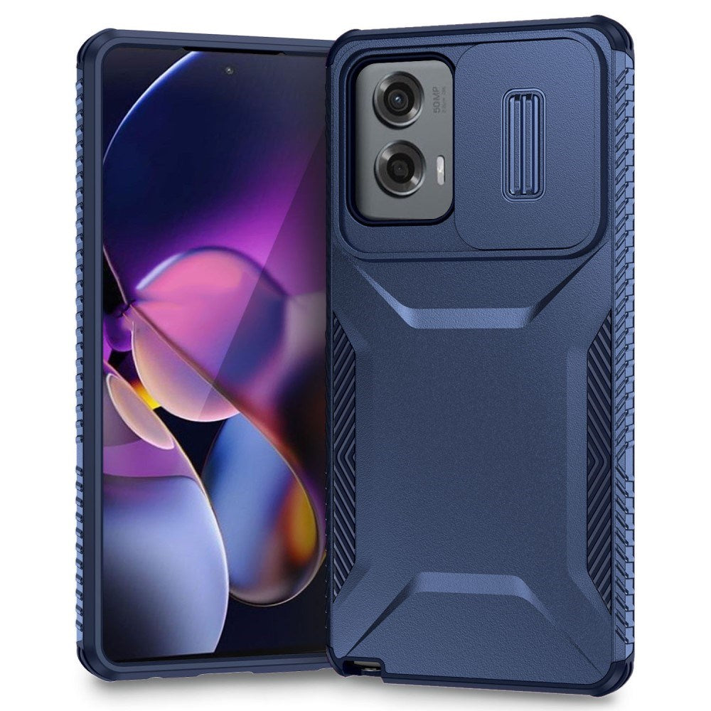 EIDERWOOD Motorola Moto G Stylus 5G (2024) Håndværker Mobil Cover m. Cam Slider - Blå