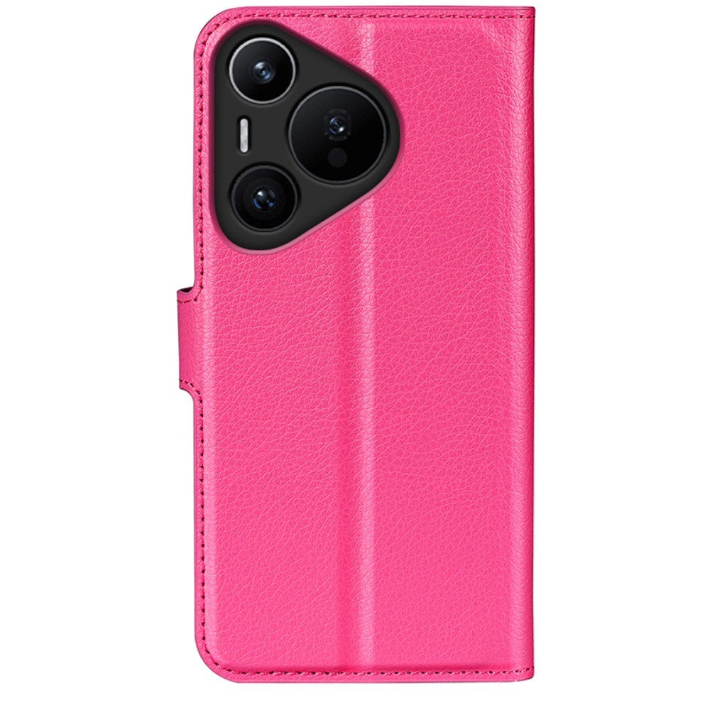EIDERWOOD - Huawei Pura 70 Pro / 70 Pro+ (Plus) - Kunstlæder Flip Cover m. Kortholder & Ståfunktion - Pink