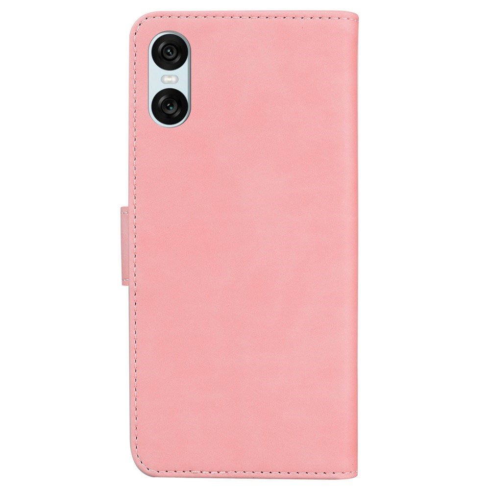EIDERWOOD Sony Xperia 5 VI Læder Mobil Cover m. Pung - Pink