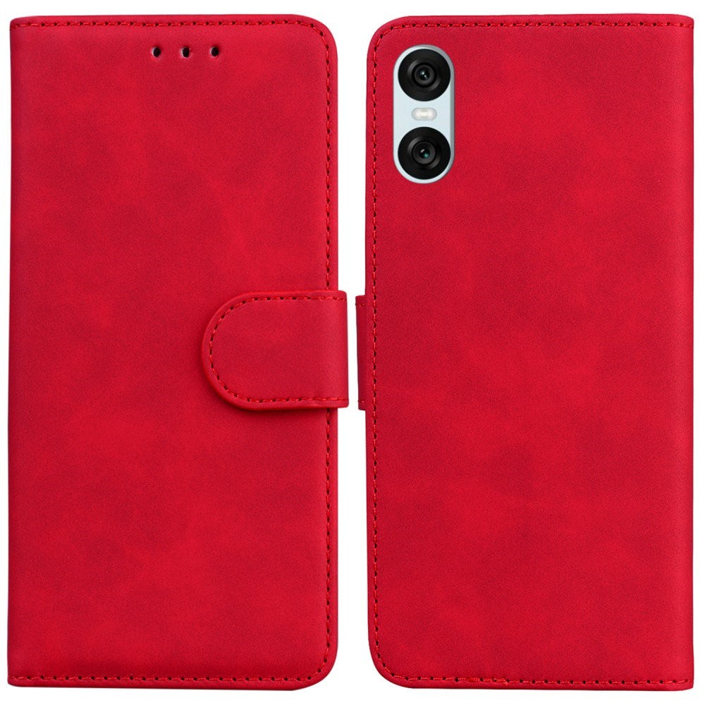 EIDERWOOD Sony Xperia 5 VI Læder Mobil Cover m. Pung - Rød