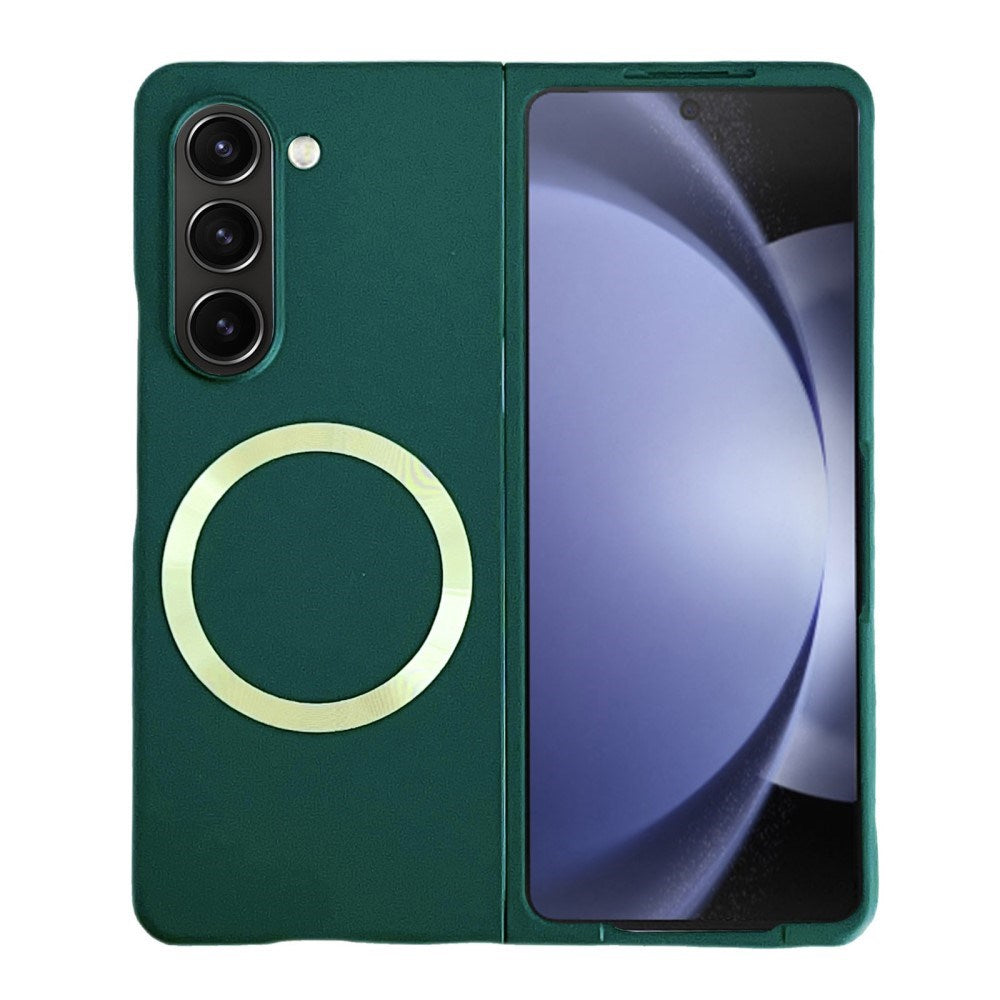 EIDERWOOD Samsung Galaxy Z Fold6 Gummibelagt Hård Plastik Mobil Cover - MagSafe Kompatibel - Mørkegrøn