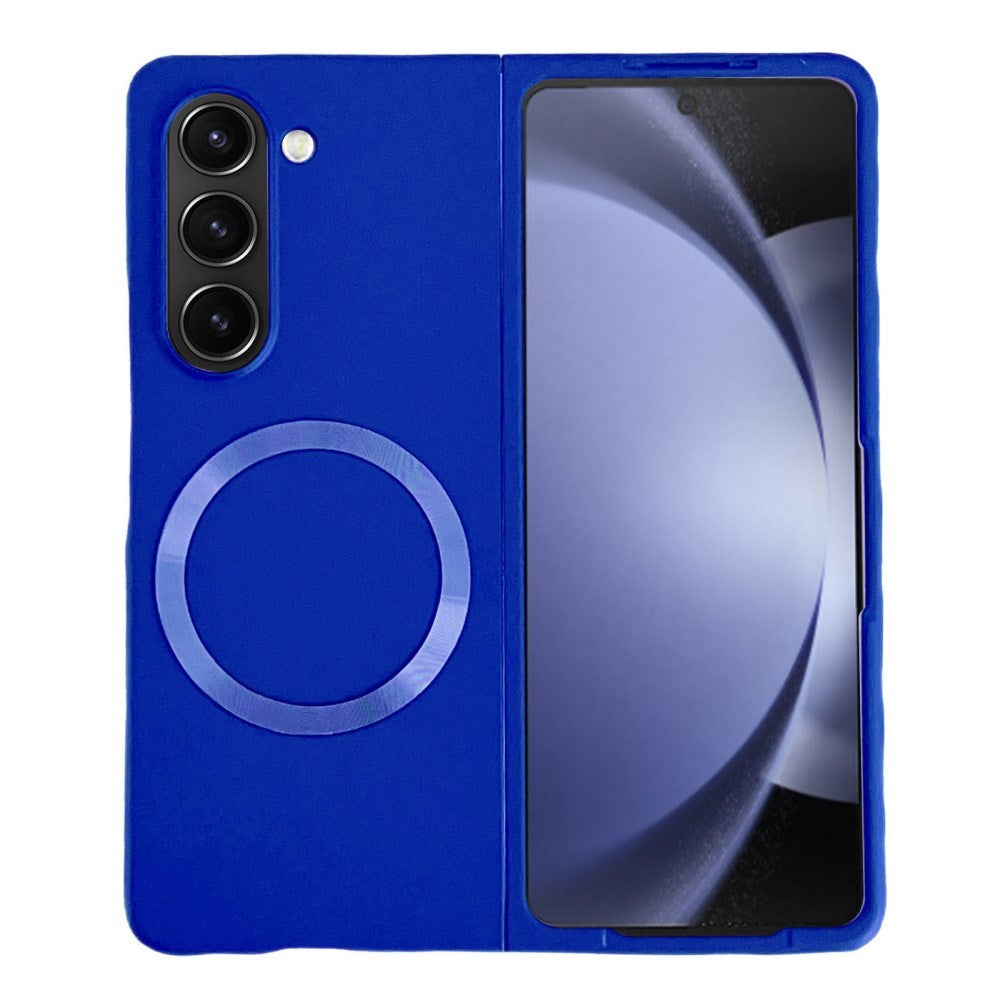 EIDERWOOD Samsung Galaxy Z Fold6 Gummibelagt Hård Plastik Mobil Cover - MagSafe Kompatibel - Blå