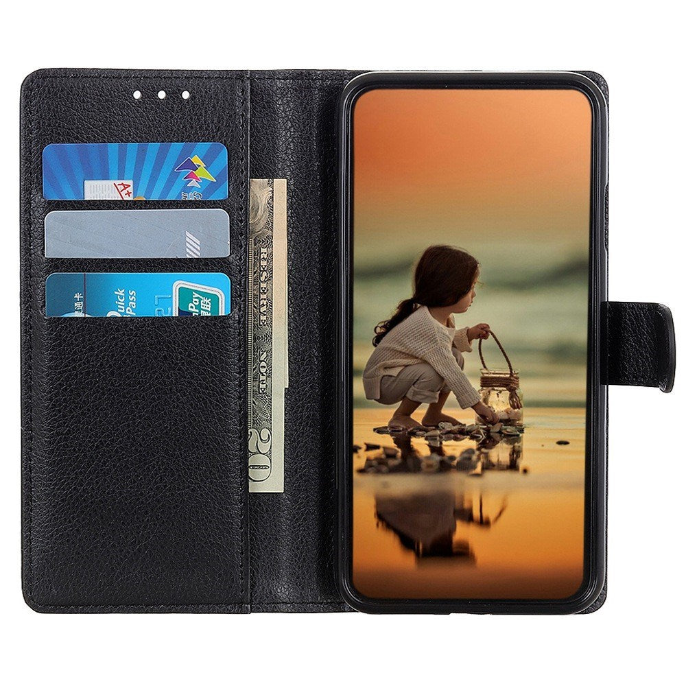EIDERWOOD iPhone 16 Pro Max Læder Flip Cover m. Kortholder & Stander - Sort
