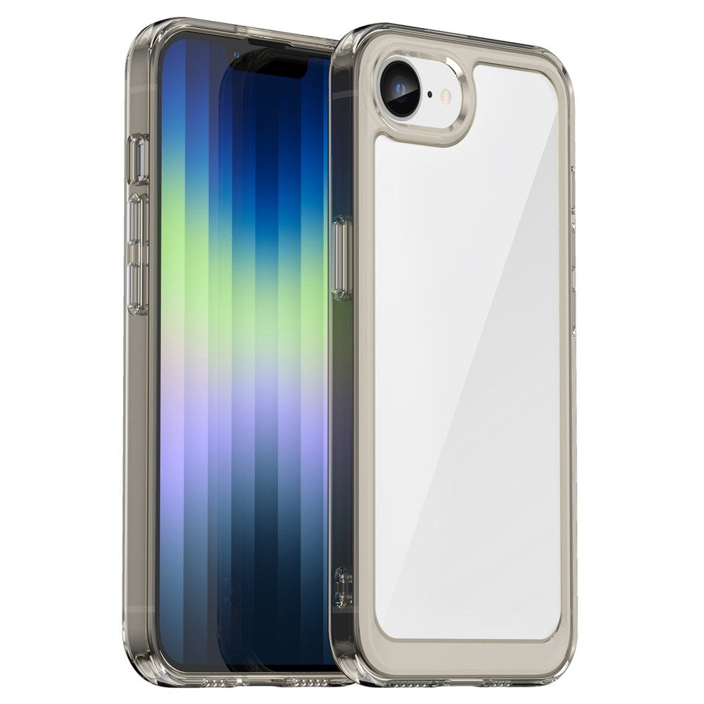 EIDERWOOD iPhone 16e Hybrid Plastik Mobil Cover - Gennemsigtig / Grå