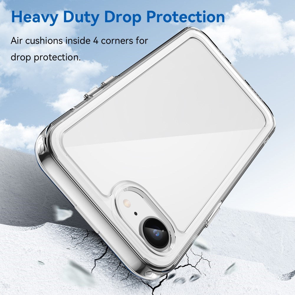 EIDERWOOD iPhone 16e Hybrid Plastik Mobil Cover - Gennemsigtig