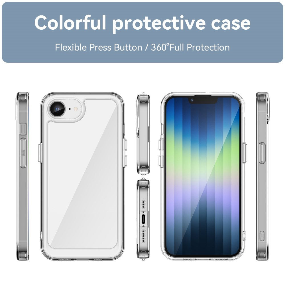 EIDERWOOD iPhone 16e Hybrid Plastik Mobil Cover - Gennemsigtig