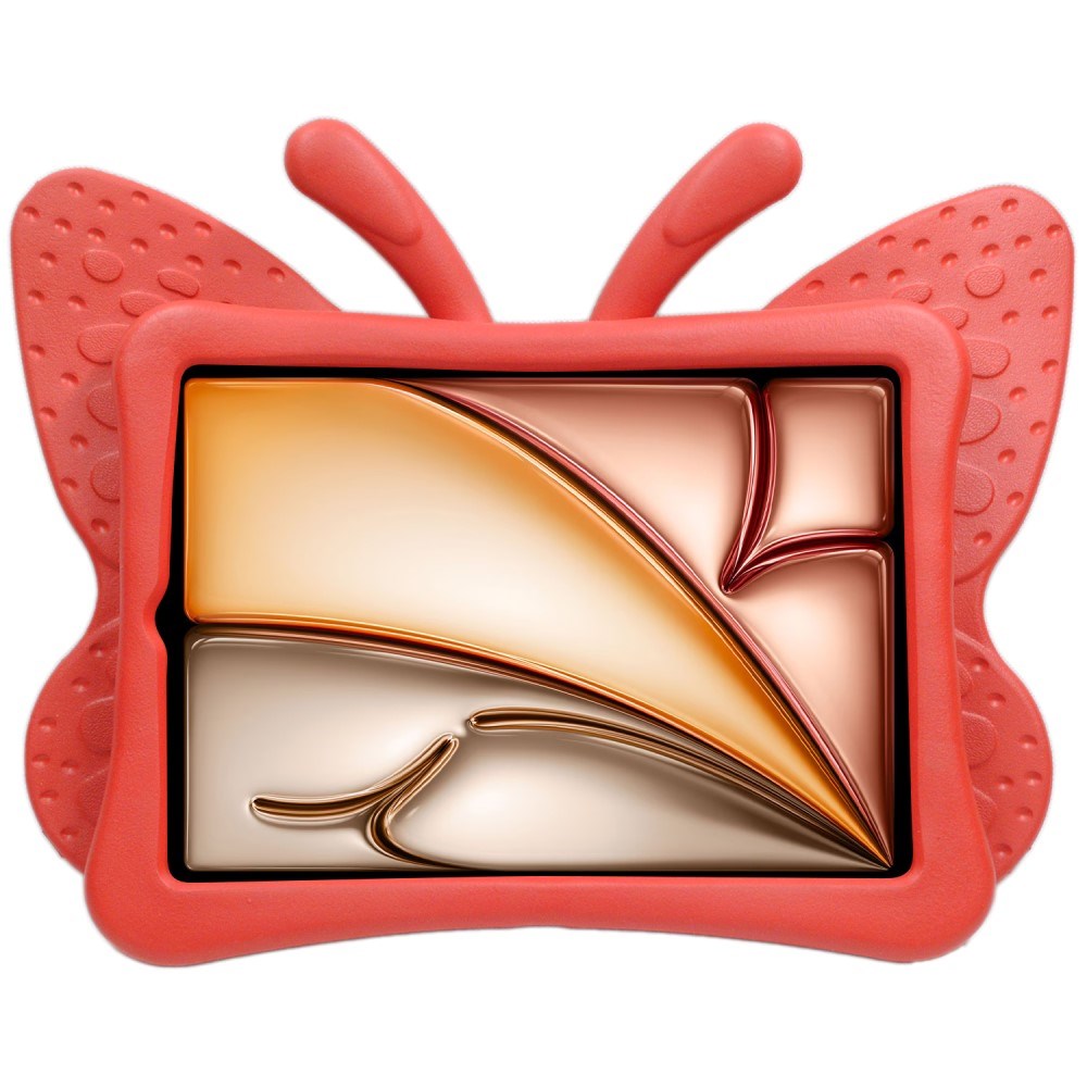 EIDERWOOD iPad Air 11" (2026 / 2025 / 2024) - Sommerfugl Super 360 Degree Position Cover - Rød