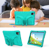 EIDERWOOD iPad Air / Pro 13" (2024) / Pro 12.9" (2022-2018) Butterfly Børne Cover m. Skulderstrop & Ståfunktion - Mintgrøn