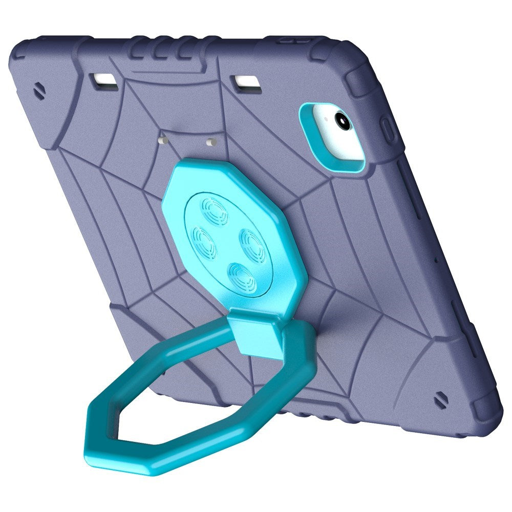 EIDERWOOD iPad Air 11" (2026 / 2025 / 2024) Børne Tablet Cover m. Kickstand & Håndtag - Mørkeblå