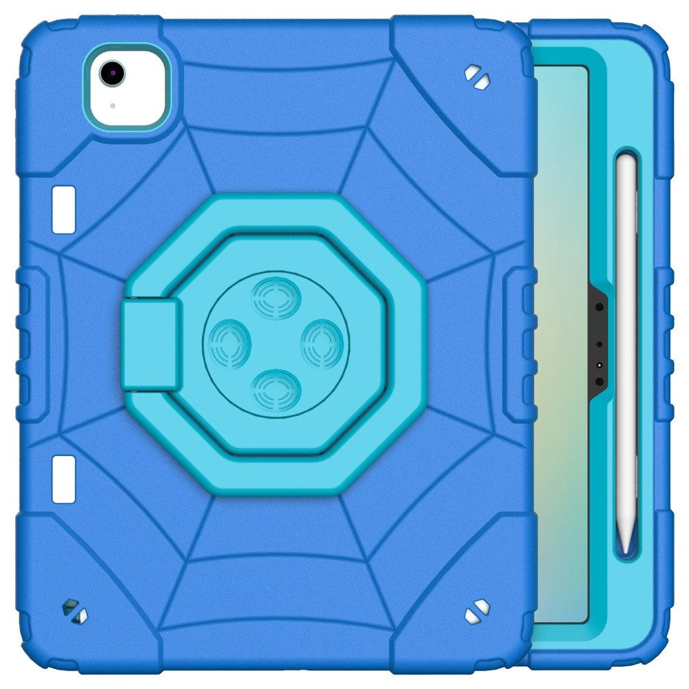 EIDERWOOD iPad Air 11" (2026 / 2025 / 2024) Børne Tablet Cover m. Kickstand & Håndtag - Blå