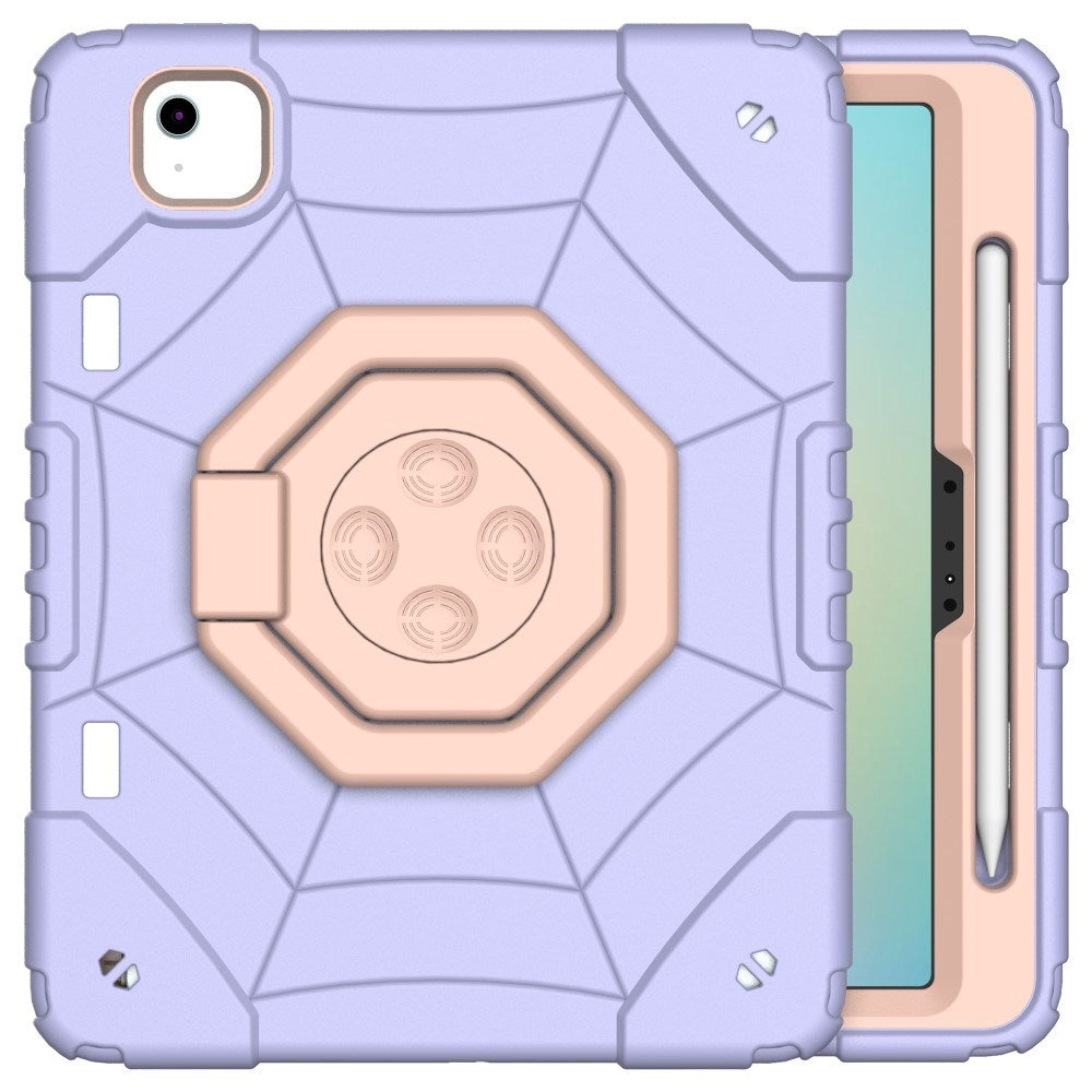 EIDERWOOD iPad Air 11" (2026 / 2025 / 2024) Børne Tablet Cover m. Kickstand & Håndtag - Lilla