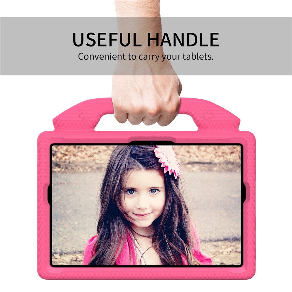 Samsung Galaxy Tab A11+ (Plus) / A9+ (Plus) EIDERWOOD Børnecover m. Ståfunktion - Lyserød