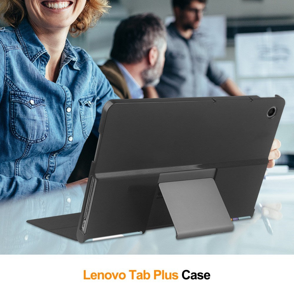 EIDERWOOD Lenovo Tab Plus 11.5" - Vegansk Læder Cover m. Mønster - Enhjørning