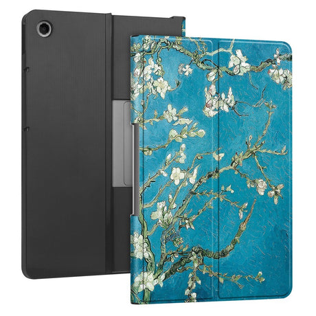 EIDERWOOD Lenovo Tab Plus 11.5" - Vegansk Læder Cover m. Mønster - Blomst