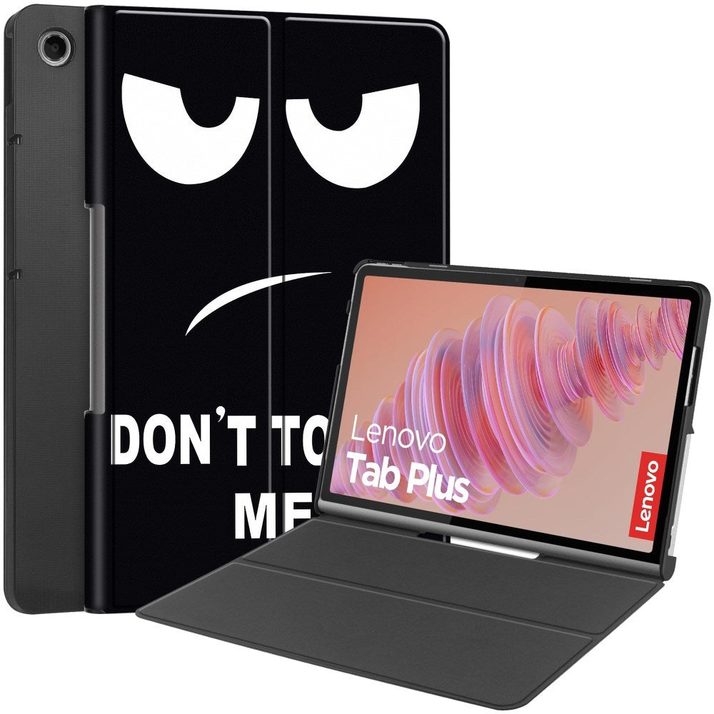 EIDERWOOD Lenovo Tab Plus 11.5" - Vegansk Læder Cover m. Mønster - "Don't Touch Me"