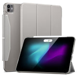 ESR iPad Pro 13" (2024) Tri-Fold Flip Cover m. Apple Pencil Holder - Grå