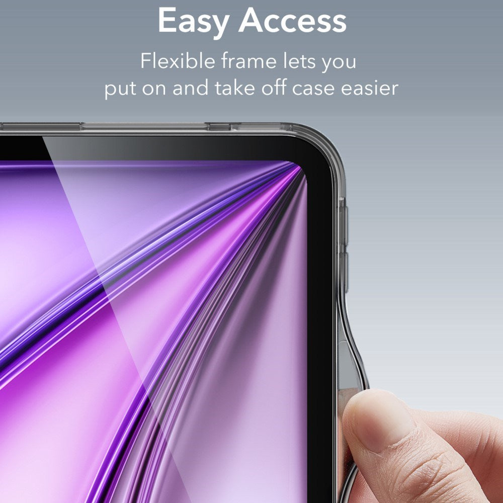 ESR iPad Air 13" (2025 / 2024) Hybrid Cover - Gennemsigtig