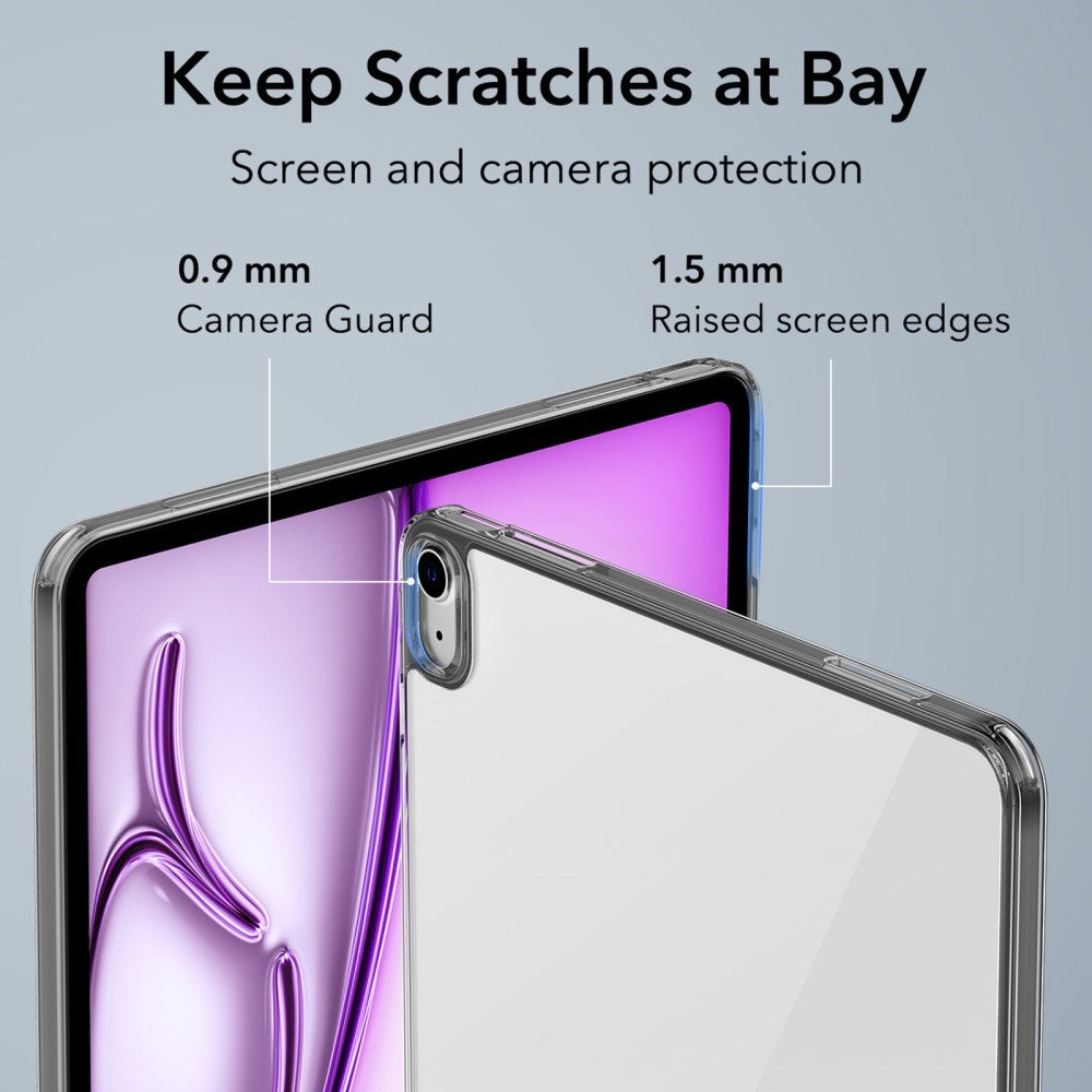 ESR iPad Air 13" (2025 / 2024) Hybrid Cover - Gennemsigtig