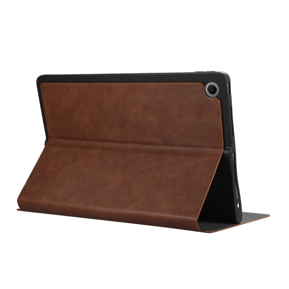 EIDERWOOD Lenovo Tab Plus 11.5" - Vegansk Læder Cover m. Ståfunktion - Brun