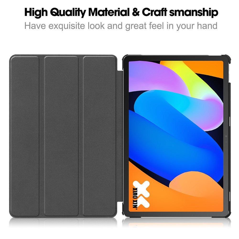 EIDERWOOD Lenovo Idea Tab / Xiaoxin Pad 11 Kunstlæder Flip Tablet Cover - Blå