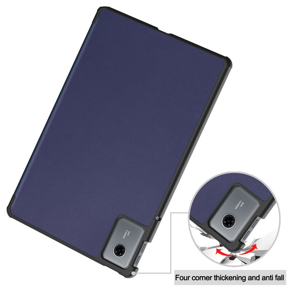 EIDERWOOD Lenovo Idea Tab / Xiaoxin Pad 11 Kunstlæder Flip Tablet Cover - Blå