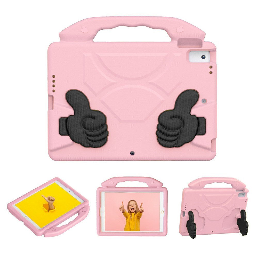 EIDERWOOD iPad 10.2" (2021 / 2020 / 2019) / Air (2019) Børne Tablet Cover m. Indbygget Ståfunktion - Lyserød