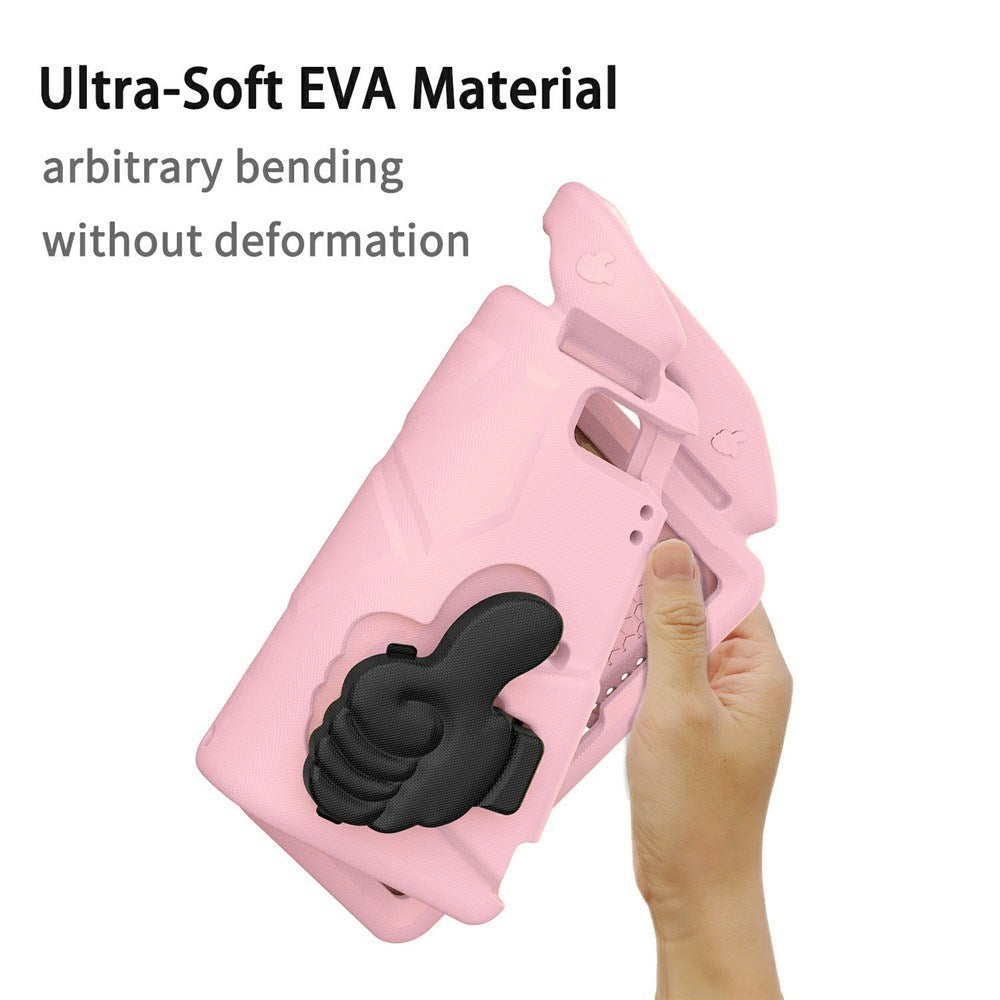 EIDERWOOD iPad 10.2" (2021 / 2020 / 2019) / Air (2019) Børne Tablet Cover m. Indbygget Ståfunktion - Lyserød