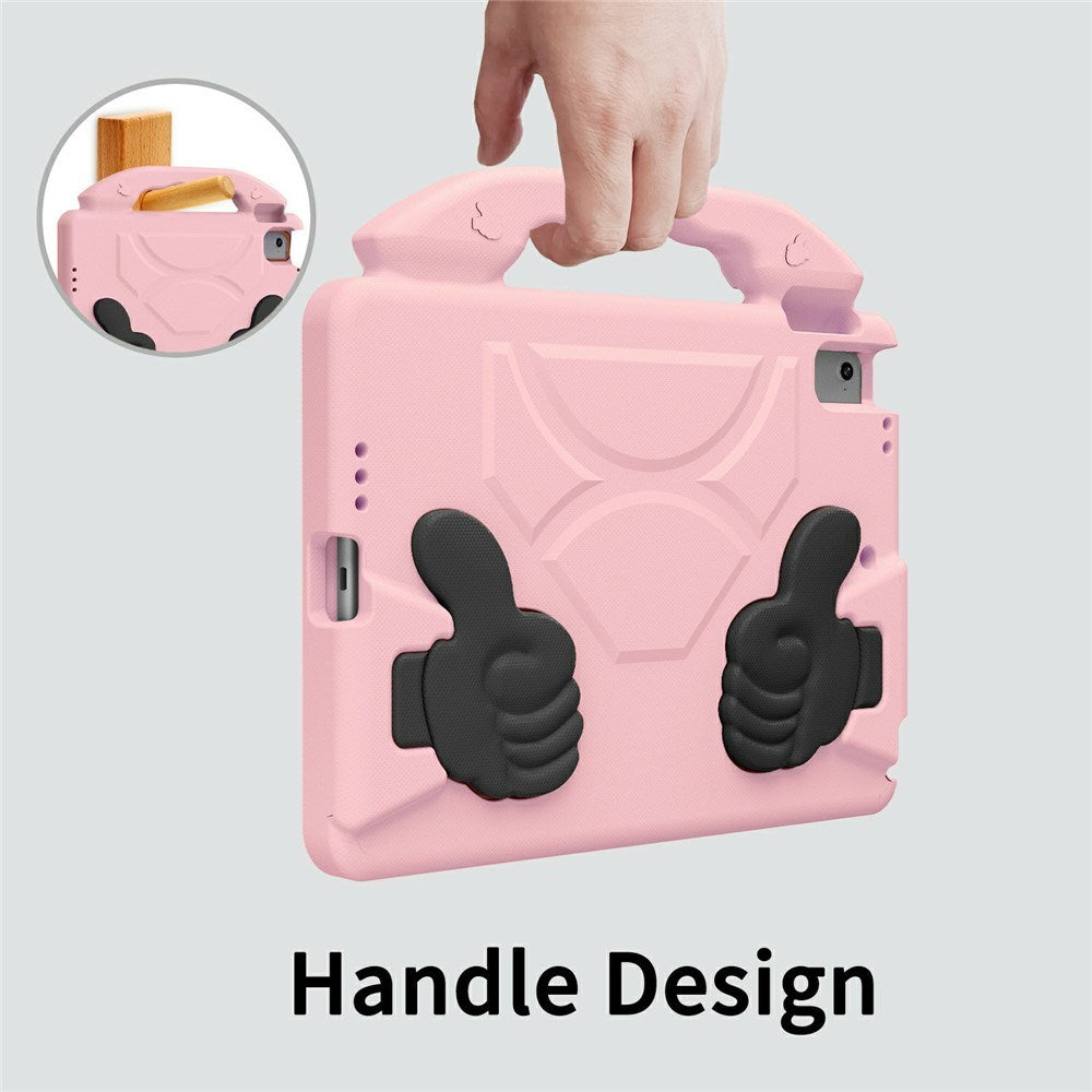 iPad 9.7" (2018 / 2017) / Air 2 / Air - EIDERWOOD Børne Cover m. Thumb Kickstand - Lyserød