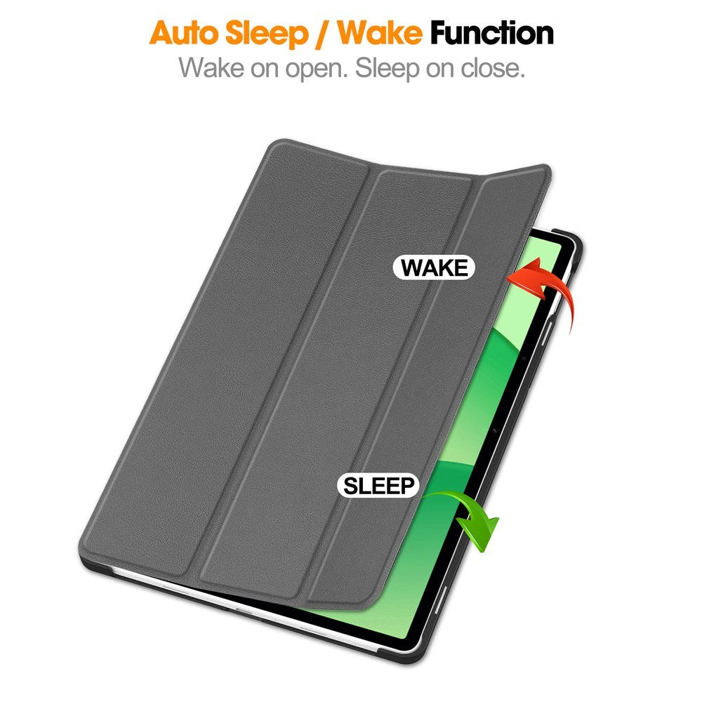 EIDERWOOD OnePlus Pad Lite - Kunstlæder Flip Cover m. Ståfunktion - Grå