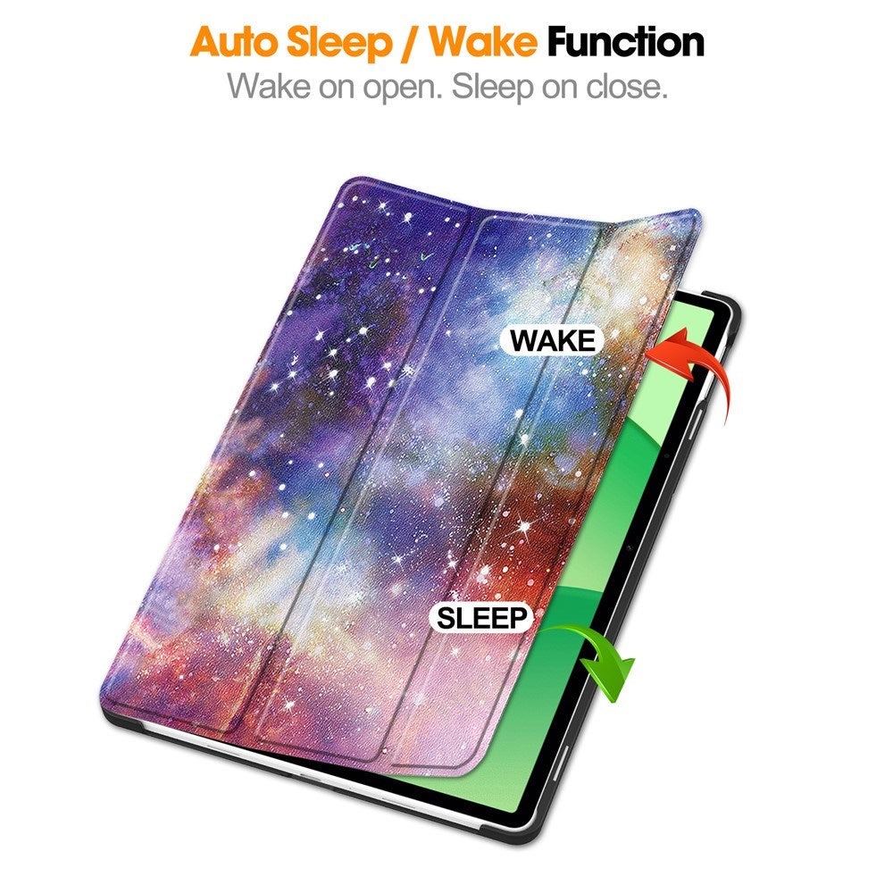 OnePlus Pad Lite - EIDERWOOD Kunstlæder Flip Cover - Galakse