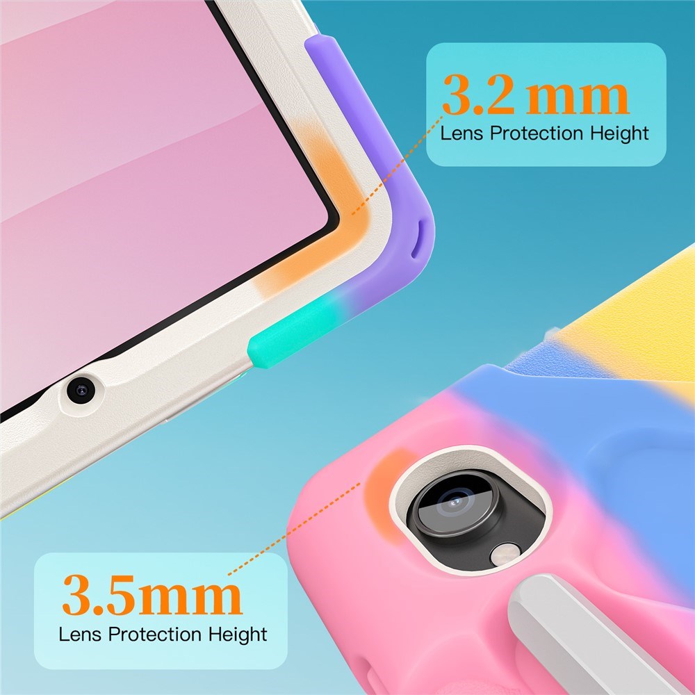 EIDERWOOD Samsung Galaxy Tab S11 Stødabsorberende Cover m. Roterbar Ståfunktion & Velcrostrop - Multi