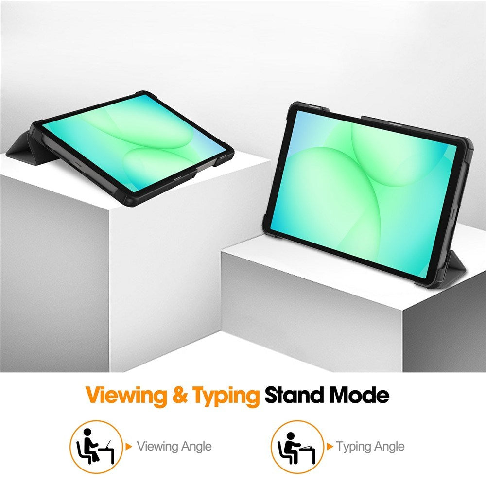 EIDERWOOD Samsung Galaxy Tab A11 Læder Tablet Cover m. Standerfunktion - Grå