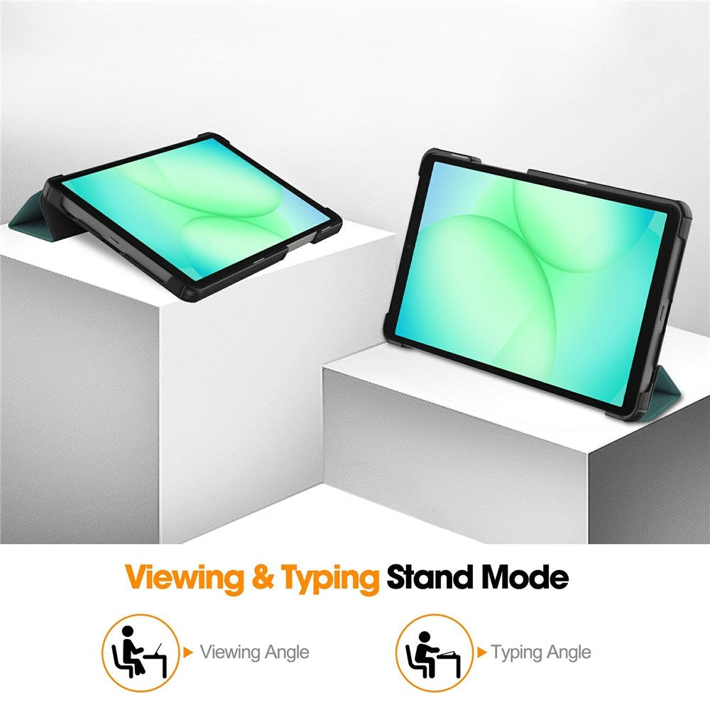 EIDERWOOD Samsung Galaxy Tab A11 Læder Tablet Cover m. Standerfunktion - Grøn